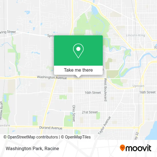 Washington Park map