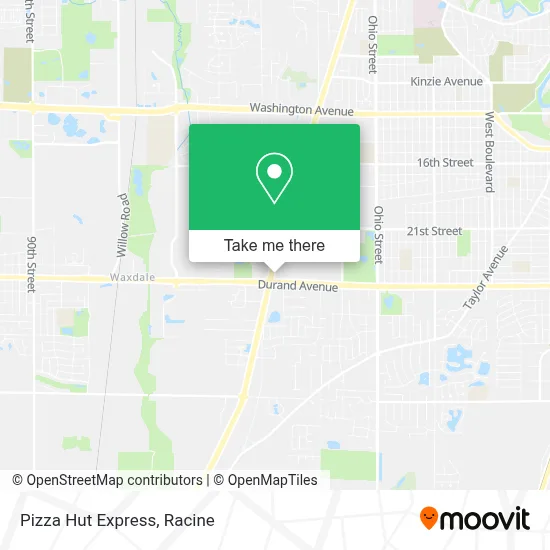 Pizza Hut Express map