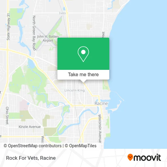 Rock For Vets map