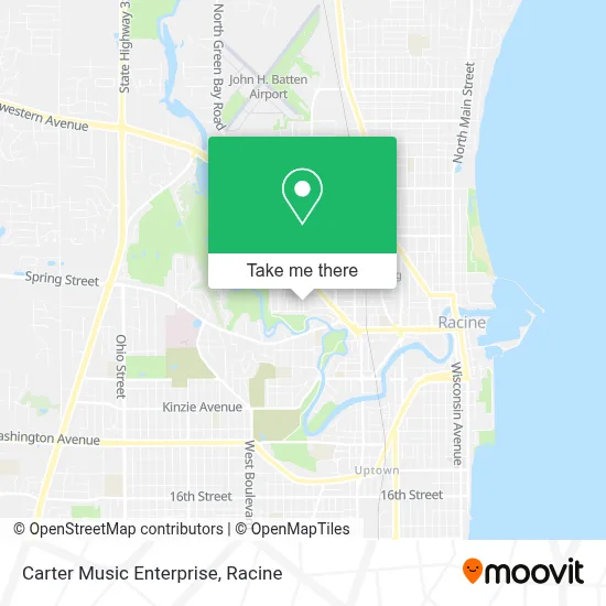 Carter Music Enterprise map
