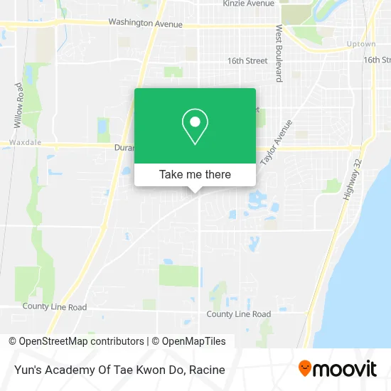 Yun's Academy Of Tae Kwon Do map