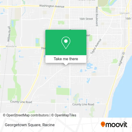 Georgetown Square map