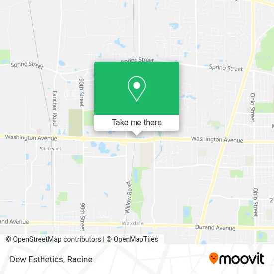 Dew Esthetics map