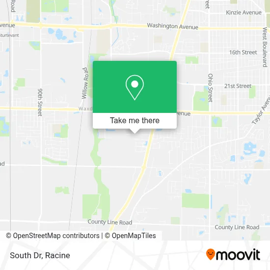 South Dr map