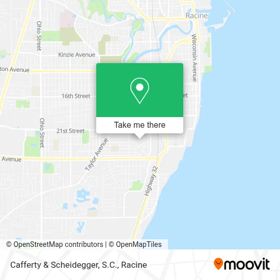 Cafferty & Scheidegger, S.C. map