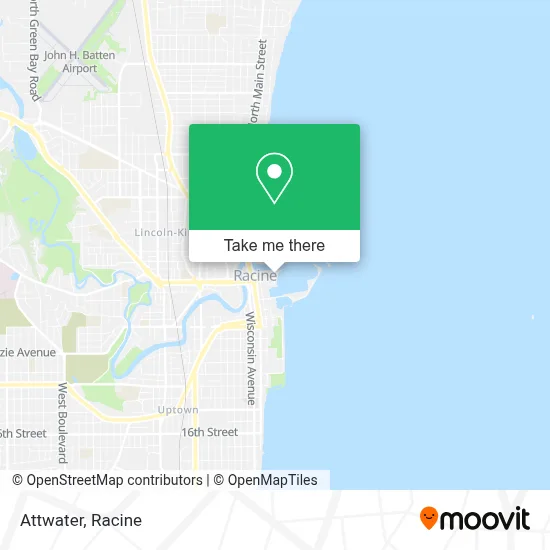 Attwater map