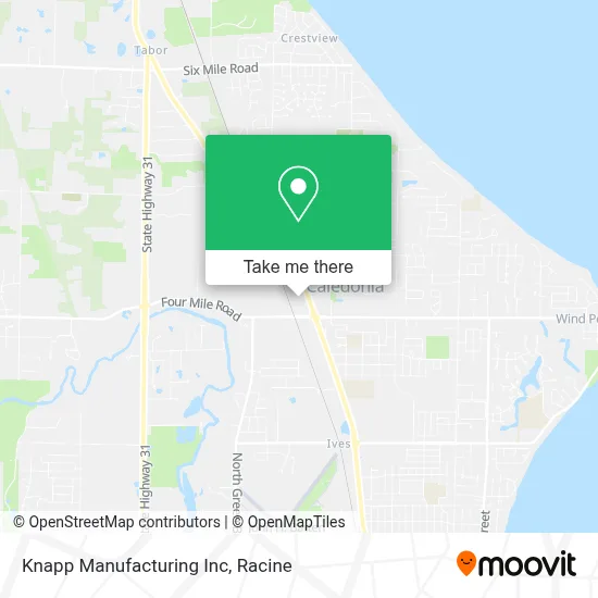 Knapp Manufacturing Inc map