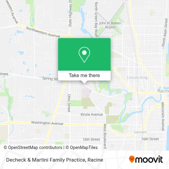 Decheck & Martini Family Practice map