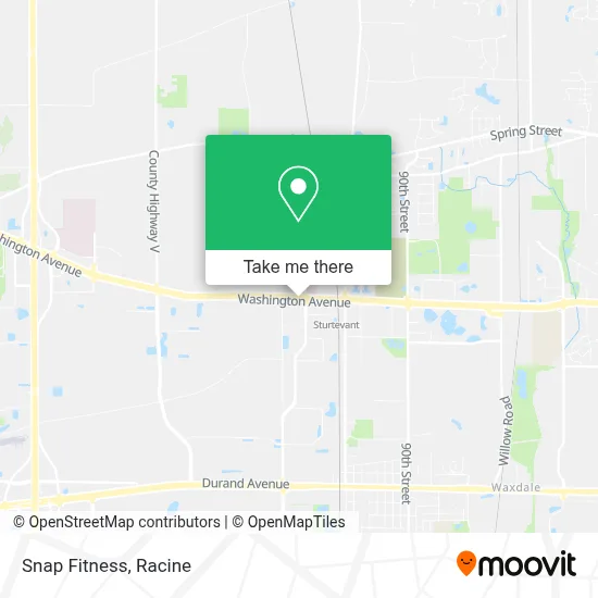 Snap Fitness map