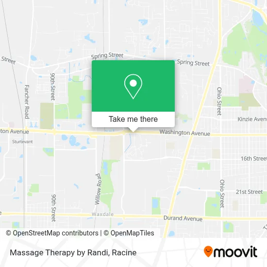 Massage Therapy by Randi map