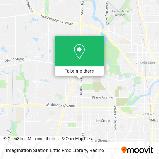 Imagination Station Little Free Library map