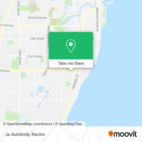Jp Autobody map
