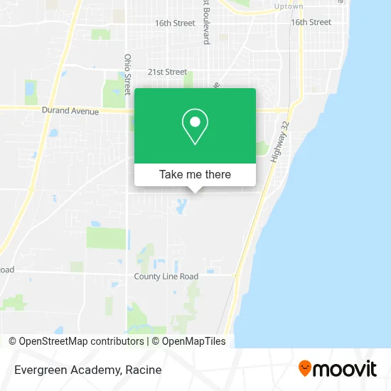 Evergreen Academy map