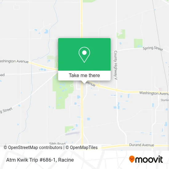 Atm Kwik Trip #686-1 map