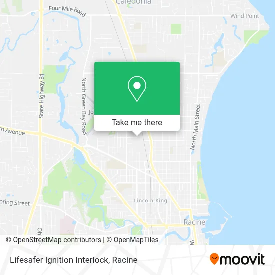 Lifesafer Ignition Interlock map