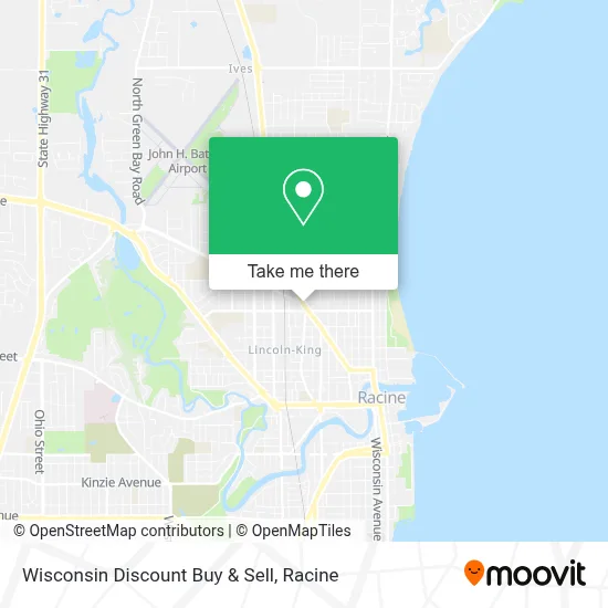 Wisconsin Discount Buy & Sell map