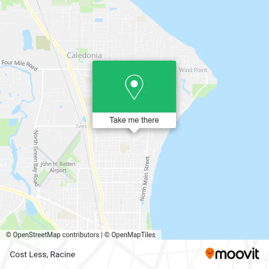 Cost Less map
