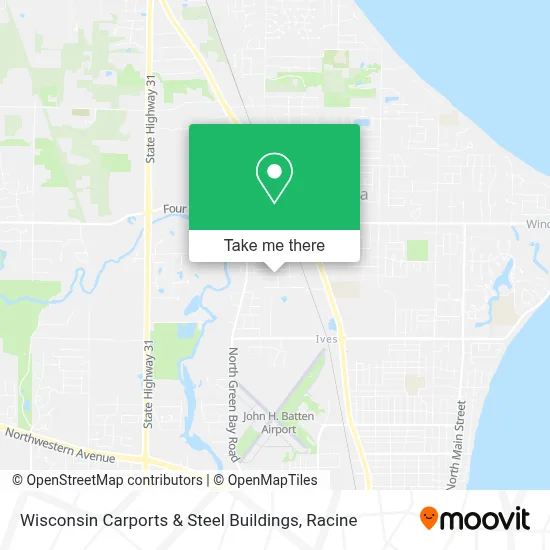 Wisconsin Carports & Steel Buildings map