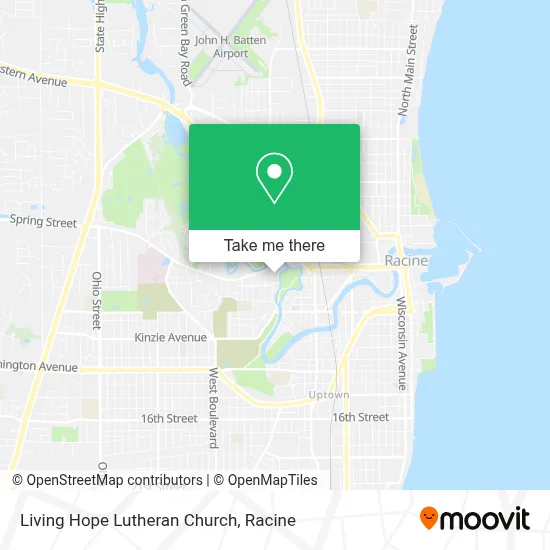 Living Hope Lutheran Church map