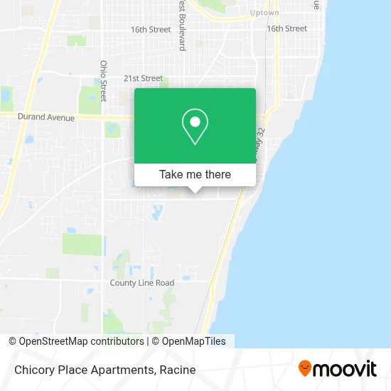 Chicory Place Apartments map