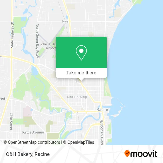 O&H Bakery map
