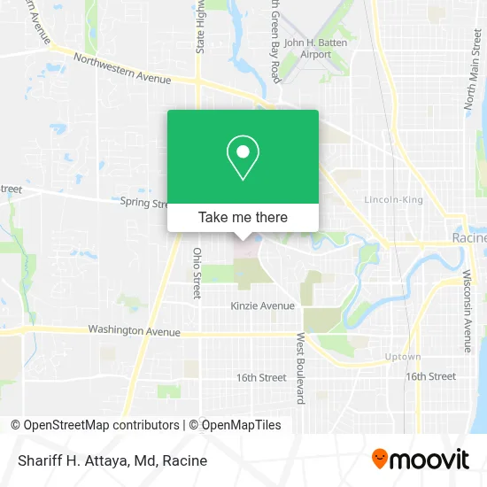 Shariff H. Attaya, Md map