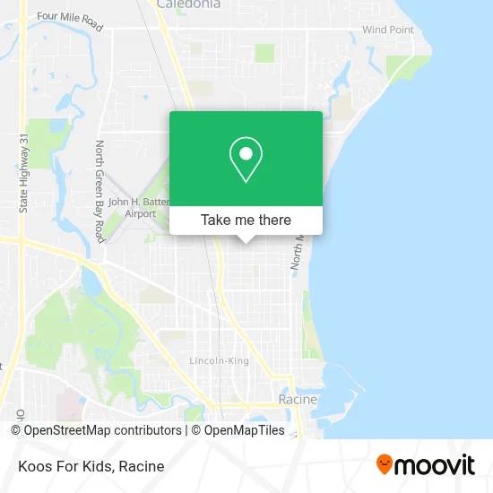 Koos For Kids map