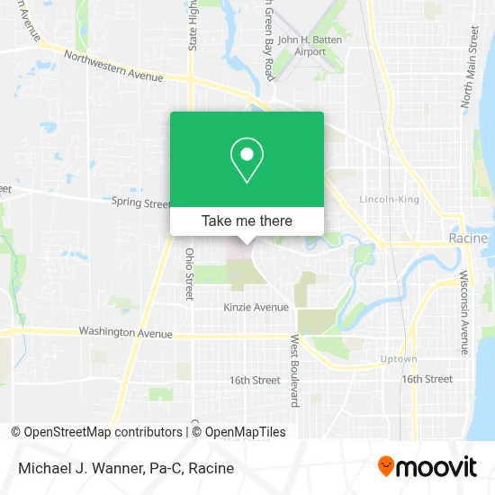 Michael J. Wanner, Pa-C map