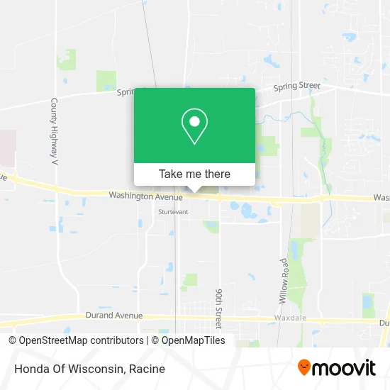 Honda Of Wisconsin map