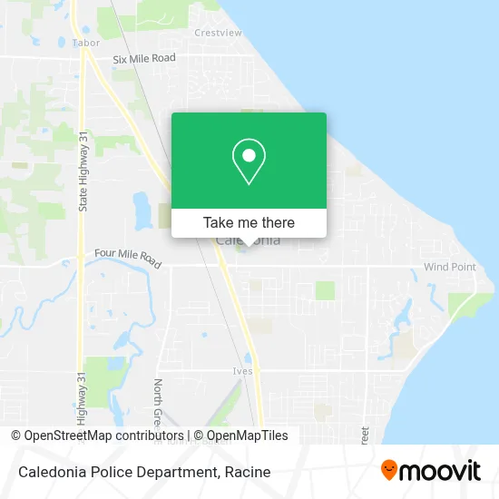 Caledonia Police Department map