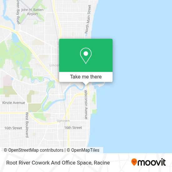 Root River Cowork And Office Space map