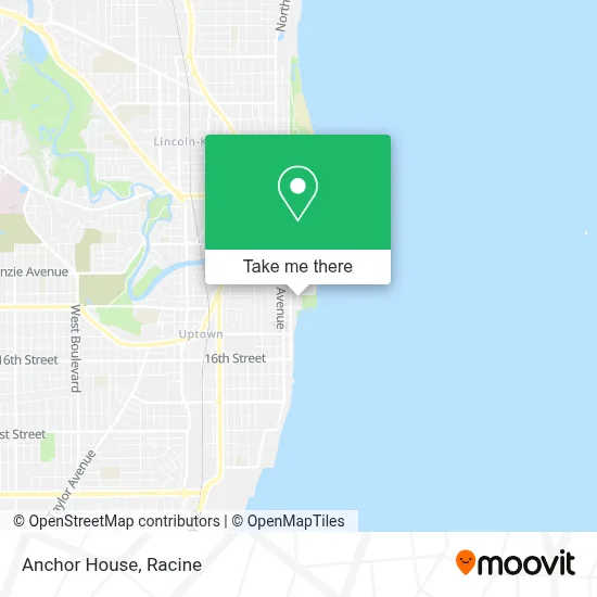 Anchor House map