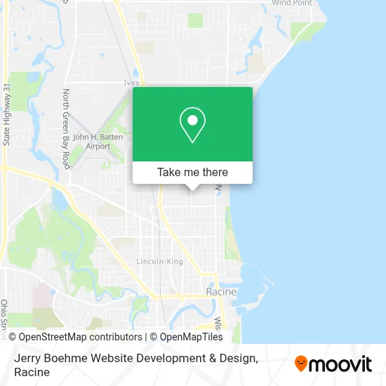 Jerry Boehme Website Development & Design map