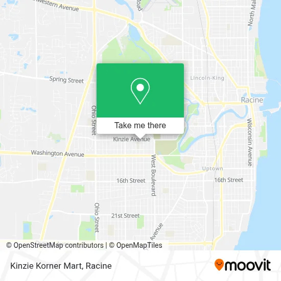 Kinzie Korner Mart map