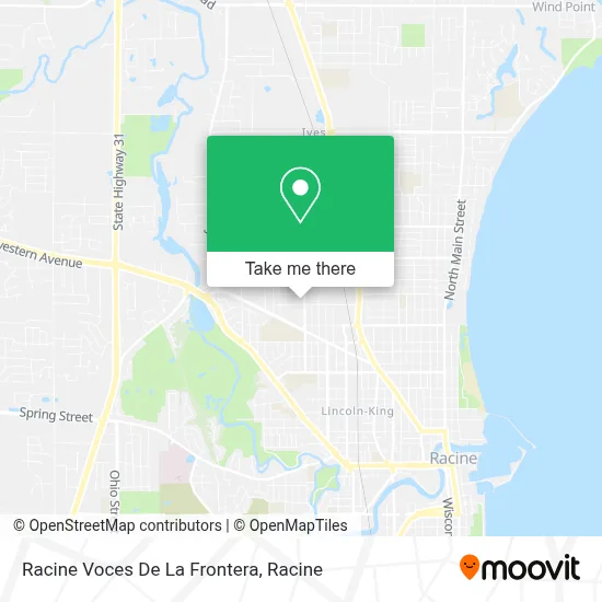 Racine Voces De La Frontera map