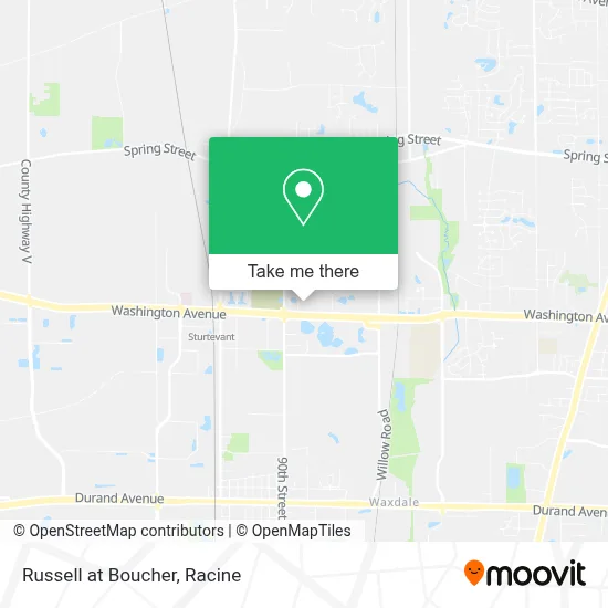Russell at Boucher map