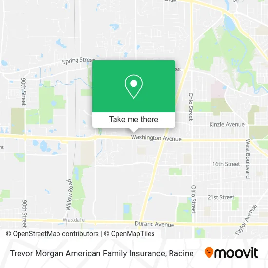 Trevor Morgan American Family Insurance map