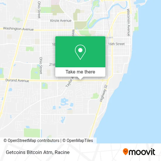 Getcoins Bitcoin Atm map