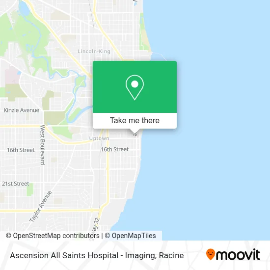 Ascension All Saints Hospital - Imaging map
