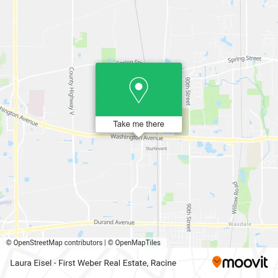 Laura Eisel - First Weber Real Estate map