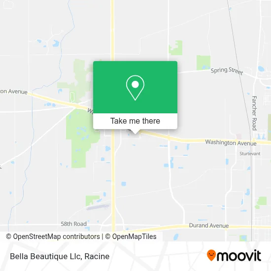 Bella Beautique Llc map