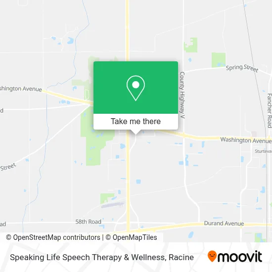 Speaking Life Speech Therapy & Wellness map