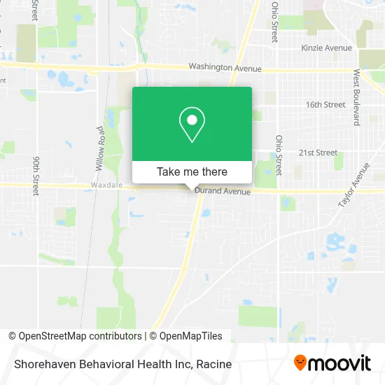 Shorehaven Behavioral Health Inc map