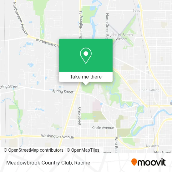 Meadowbrook Country Club map