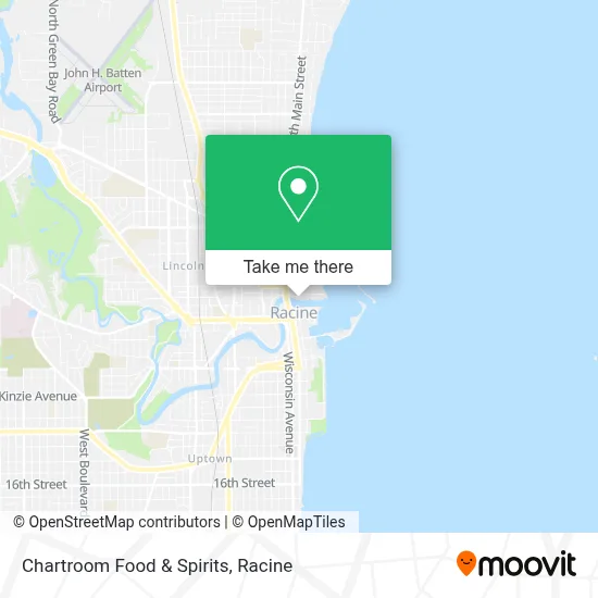 Chartroom Food & Spirits map