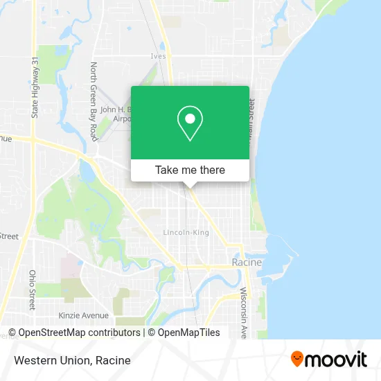 Western Union map