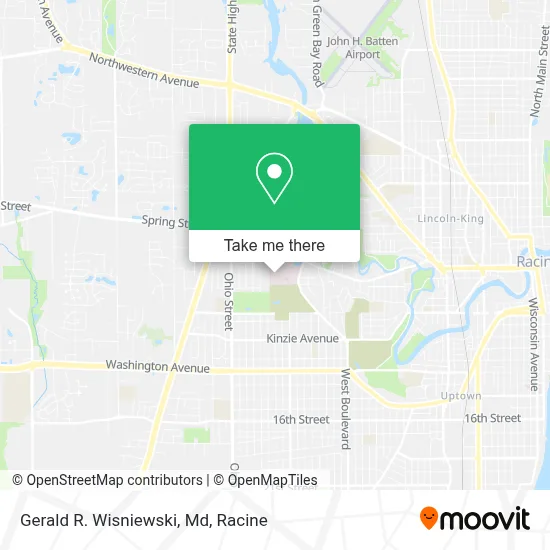 Gerald R. Wisniewski, Md map