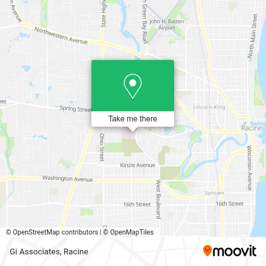 Gi Associates map