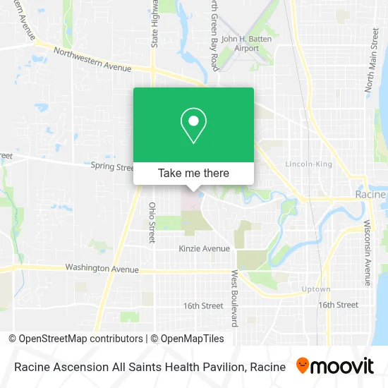 Racine Ascension All Saints Health Pavilion map