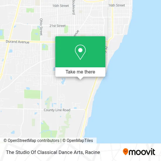 The Studio Of Classical Dance Arts map